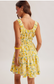 Main Squeeze Lemon Mini Dress
