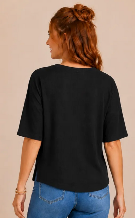 The Edge of Easy Ribbed Top
