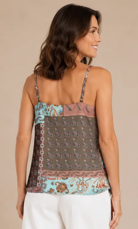 The Bandana Reversible Satin Tank