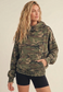 Camo Oversized French Terry Hoodie