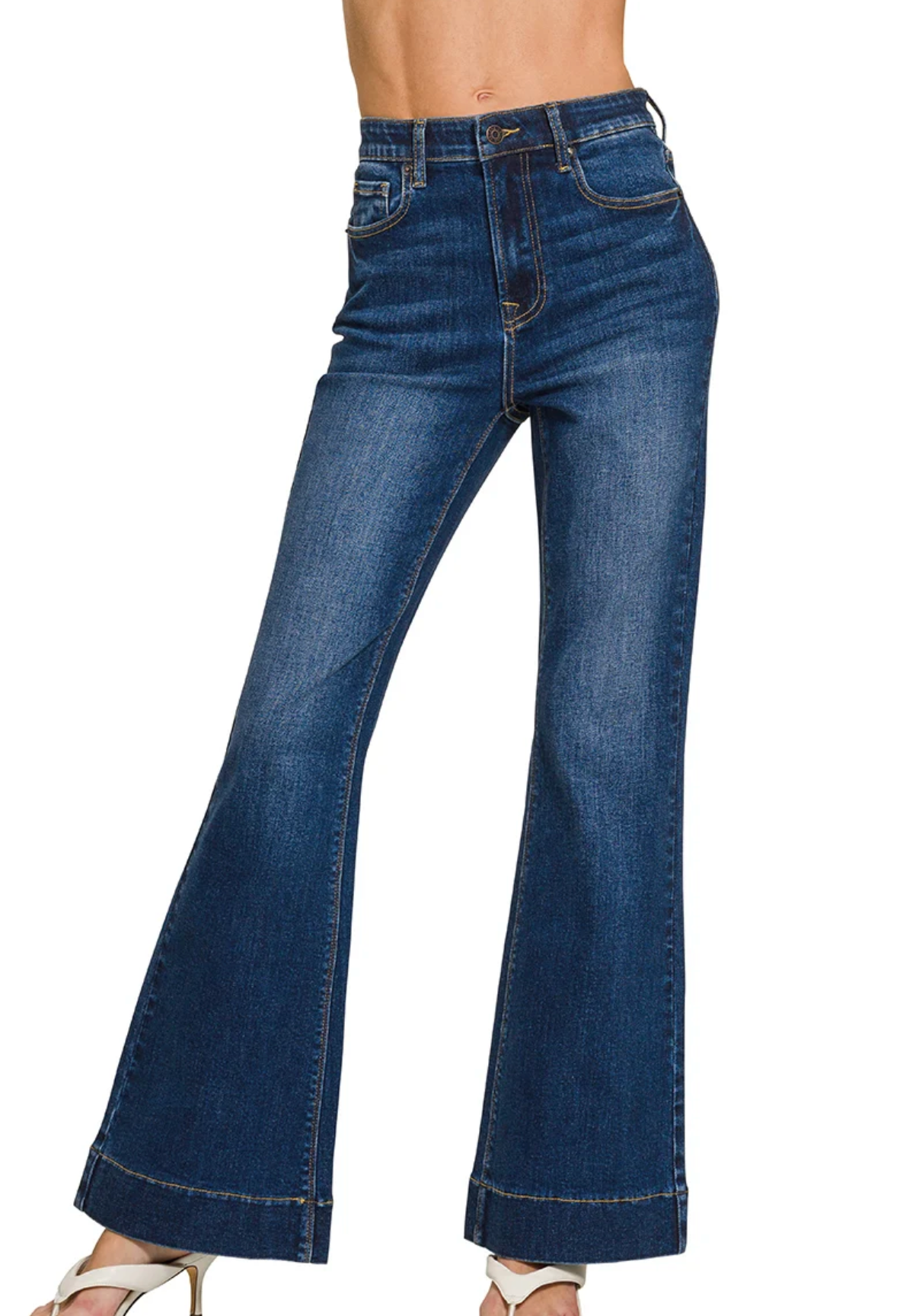 Curve Appeal Tummy Control Flare Jeans