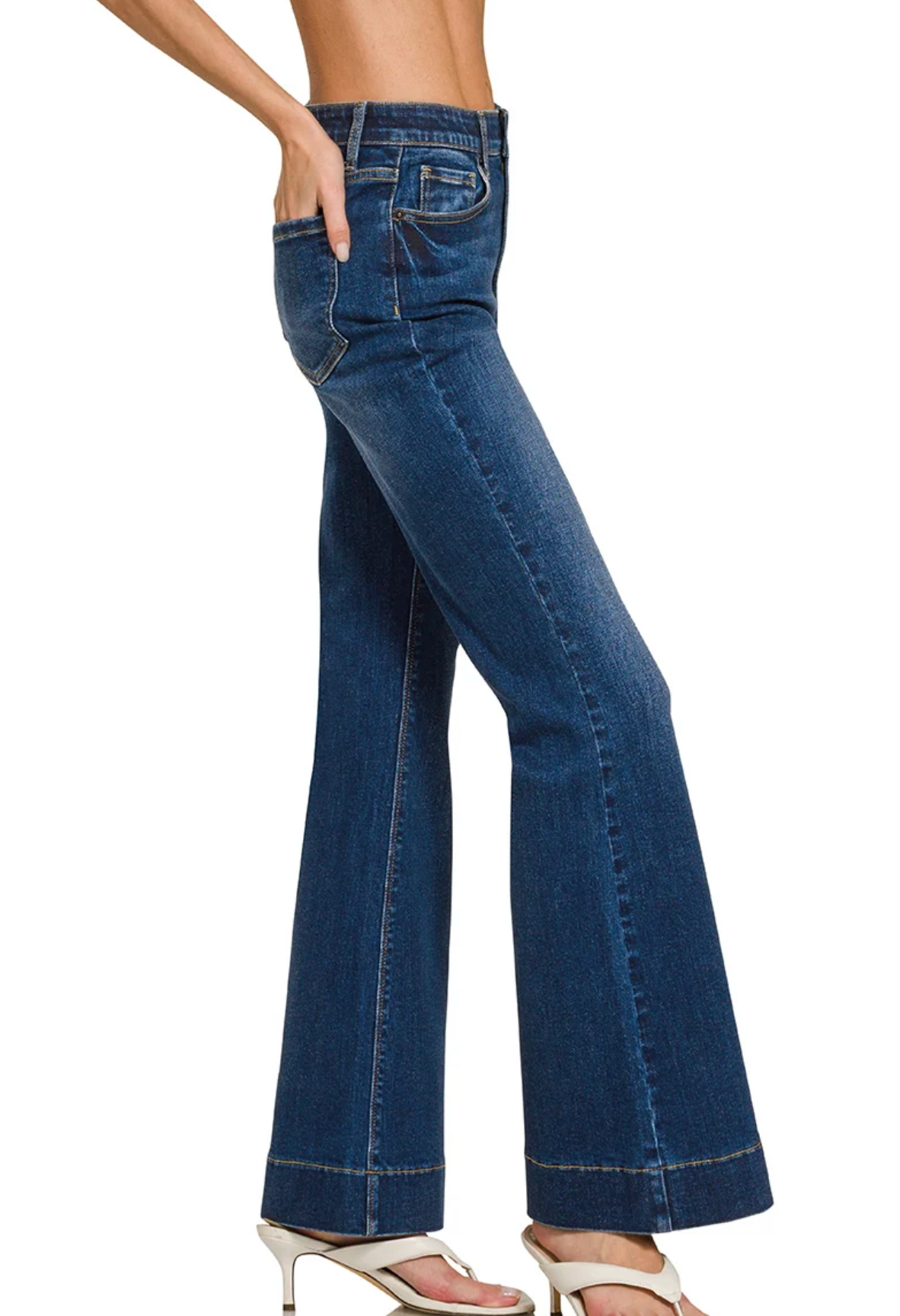 Curve Appeal Tummy Control Flare Jeans