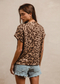 Leopard Knit Top
