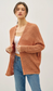 Dolman Sleeve Open Front Cardigan