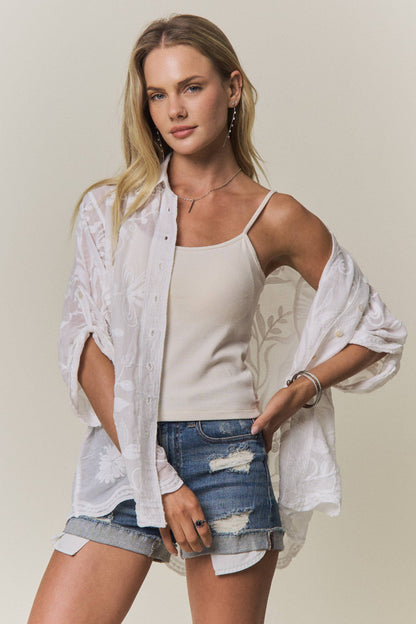 Wildflower Wanderer Embroidered Top