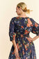 Floral Printed Smocked Waist Maxi Dress