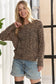 Long Sleeve Leopard Print Sweater