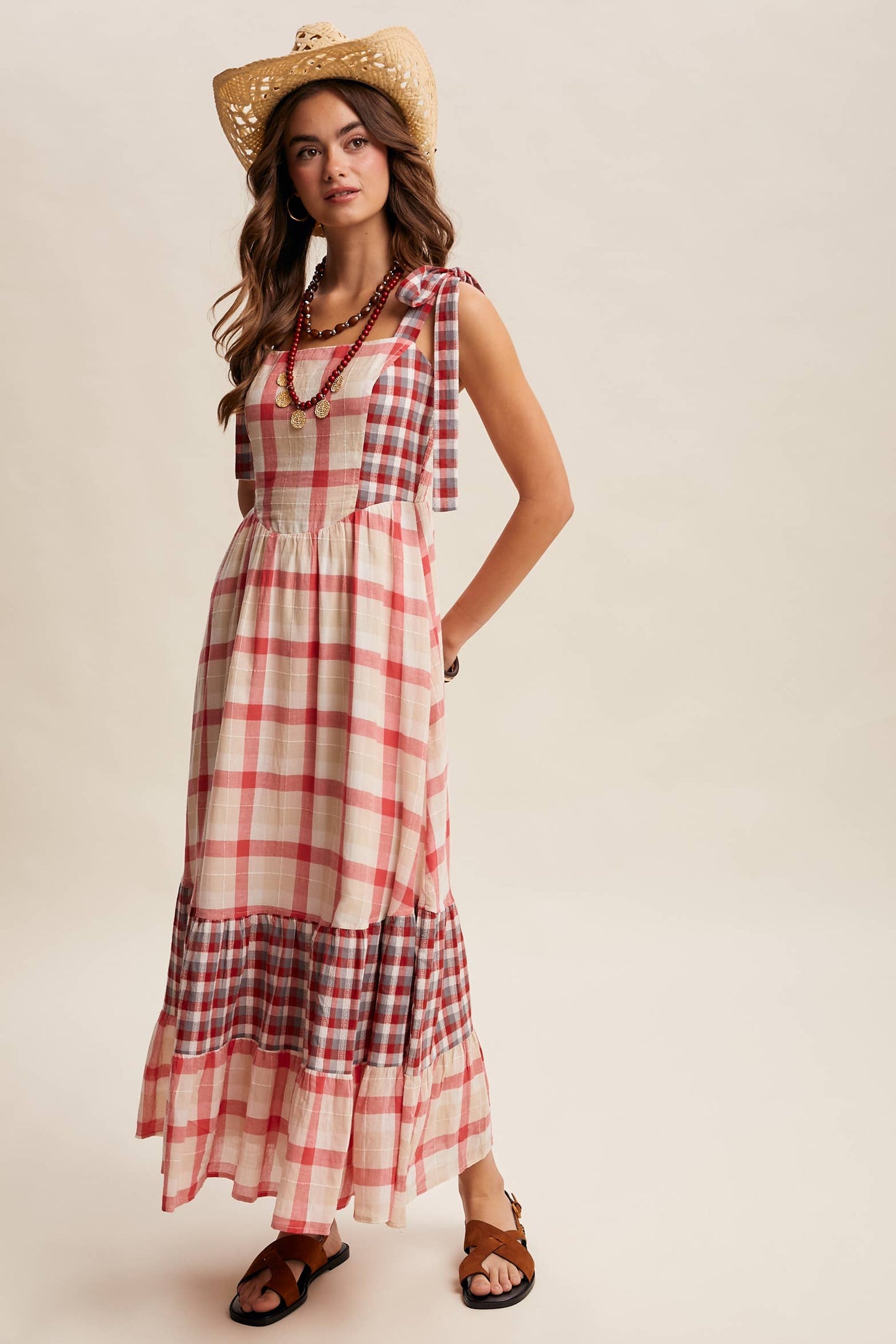 Gingham Days Maxi Dress
