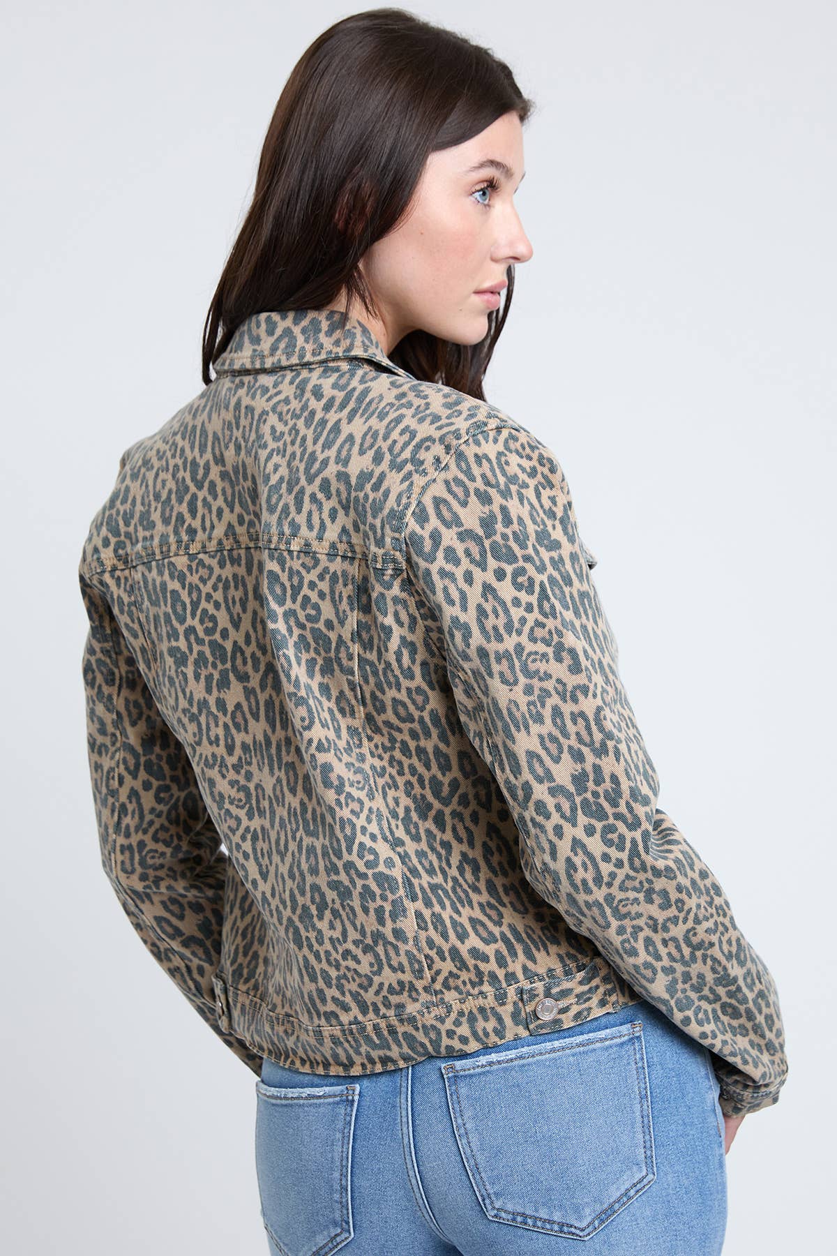 Cheetah Denim Jacket