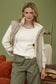 Zip-Up High Collar Quilted Fleece-Lined Puffer Vest