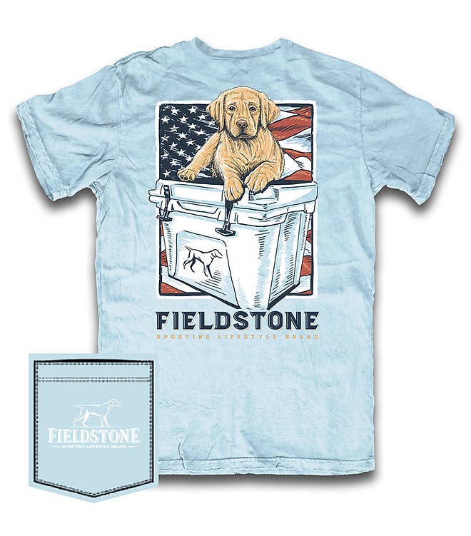 Men's Cooler Puppy Yellow Lab Graphic Tee