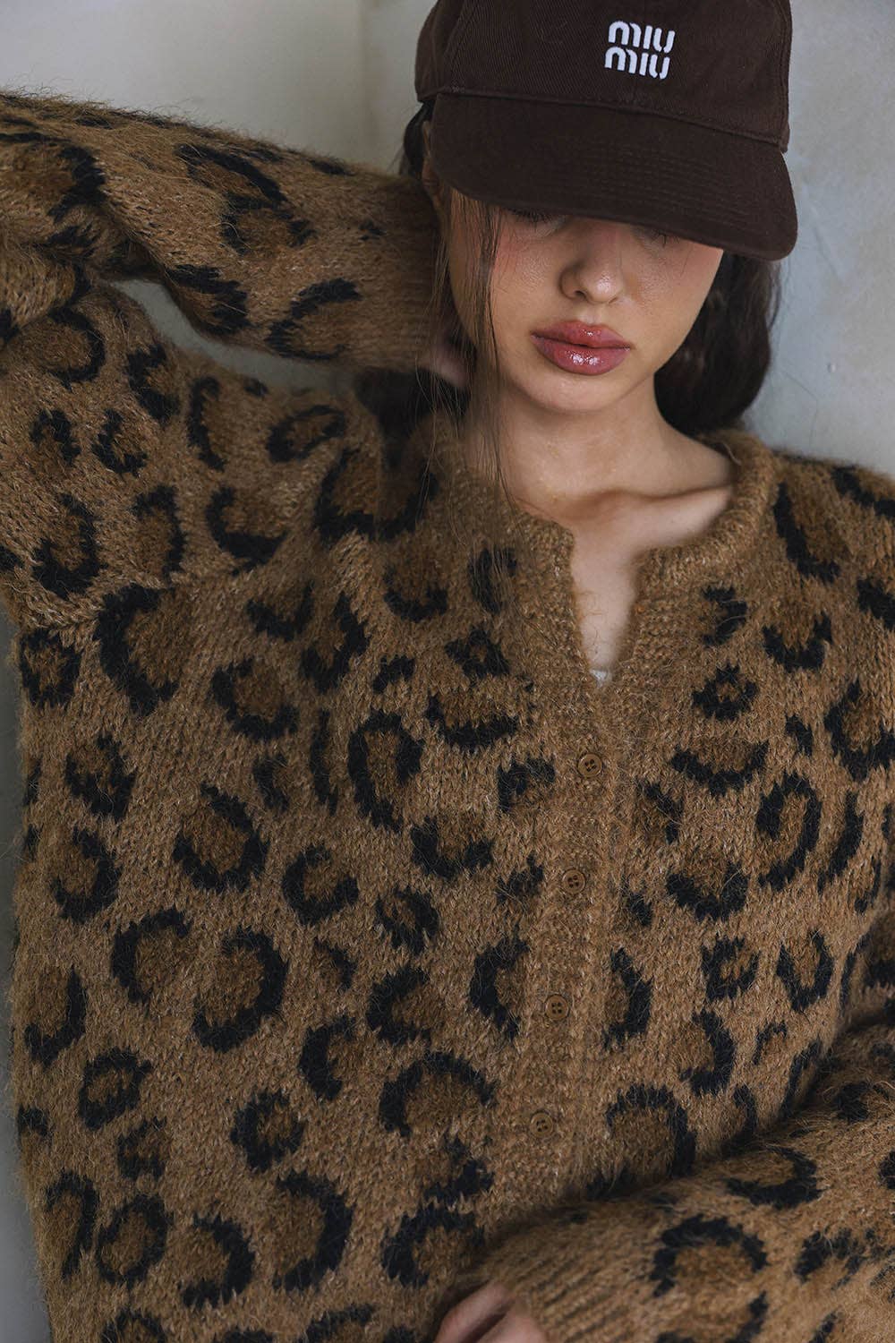 Wild About You Leopard Button-Down Sweater