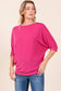 Hot Pink Dolman Top