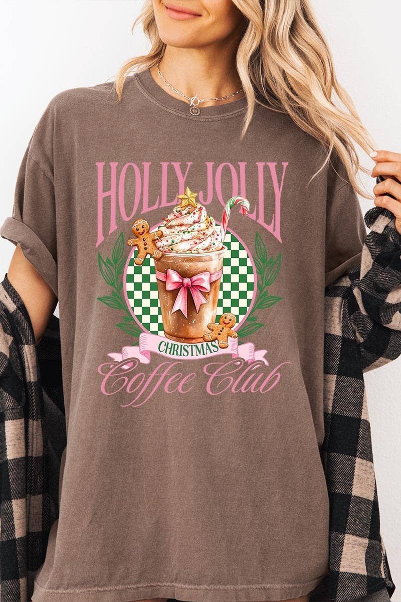 Holly Jolly Christmas Coffee Club Tee