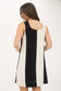 Sleeveless Wide Stripe Mini Dress