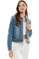 Cotton Blend Stretch Denim Jacket