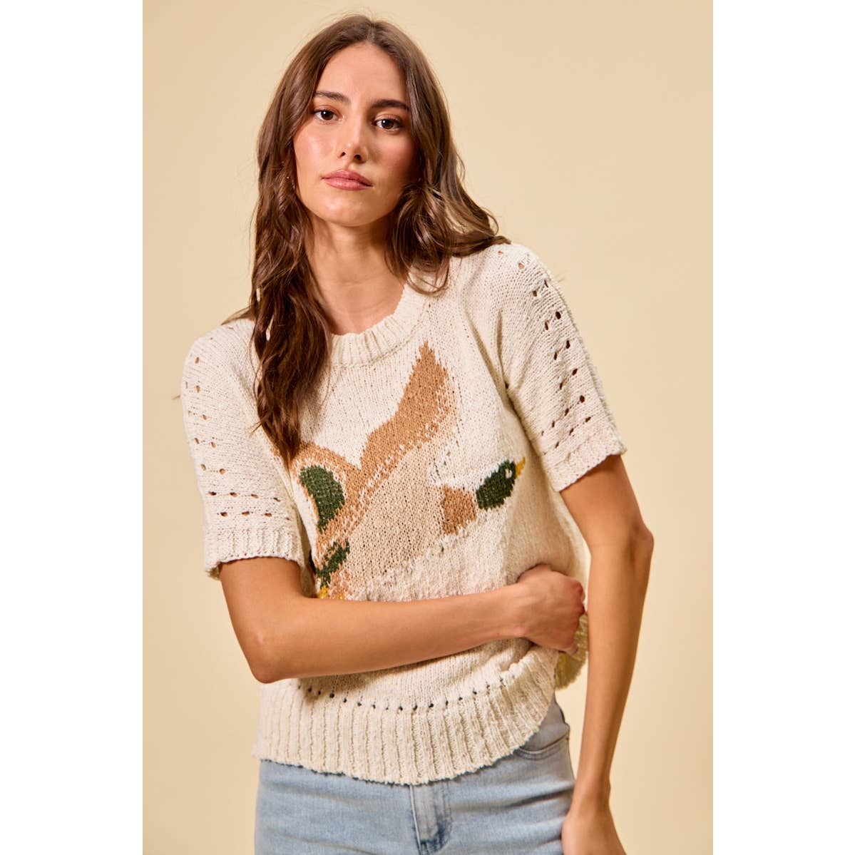 Lucky Duck Sweater Top