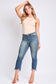 High Rise Cropped Kick Flare Jeans