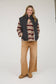 Zip-Up High Collar Quilted Fleece-Lined Puffer Vest