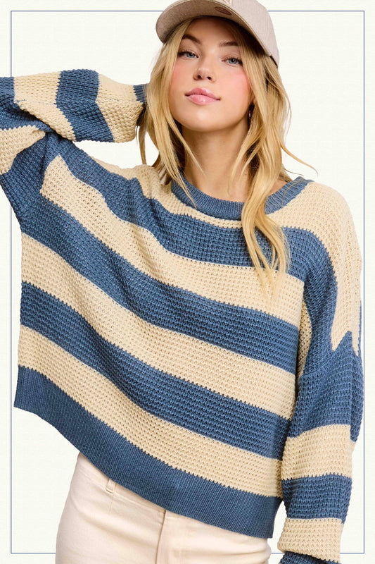 Striped Pullover Sweater