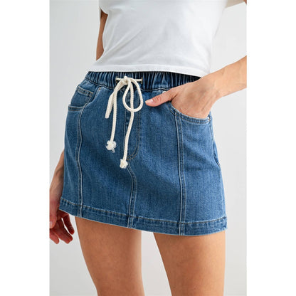 Easy Days High Rise Pull-On Mini Skirt