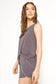 Grey Modal Contrast Shorts
