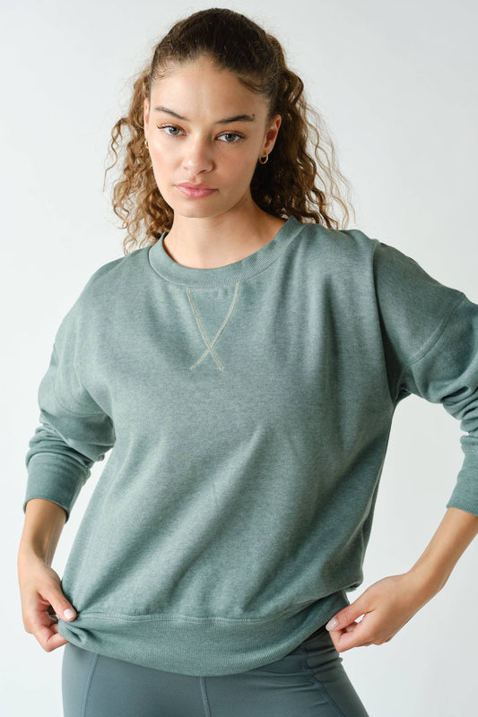 Burnout Bliss Crewneck Sweatshirt