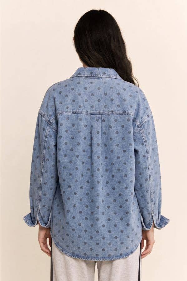 Dot's the Point Denim Jacket