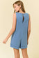French Terry Sleeveless Romper