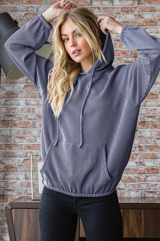 Urban Ribbed Hoodie