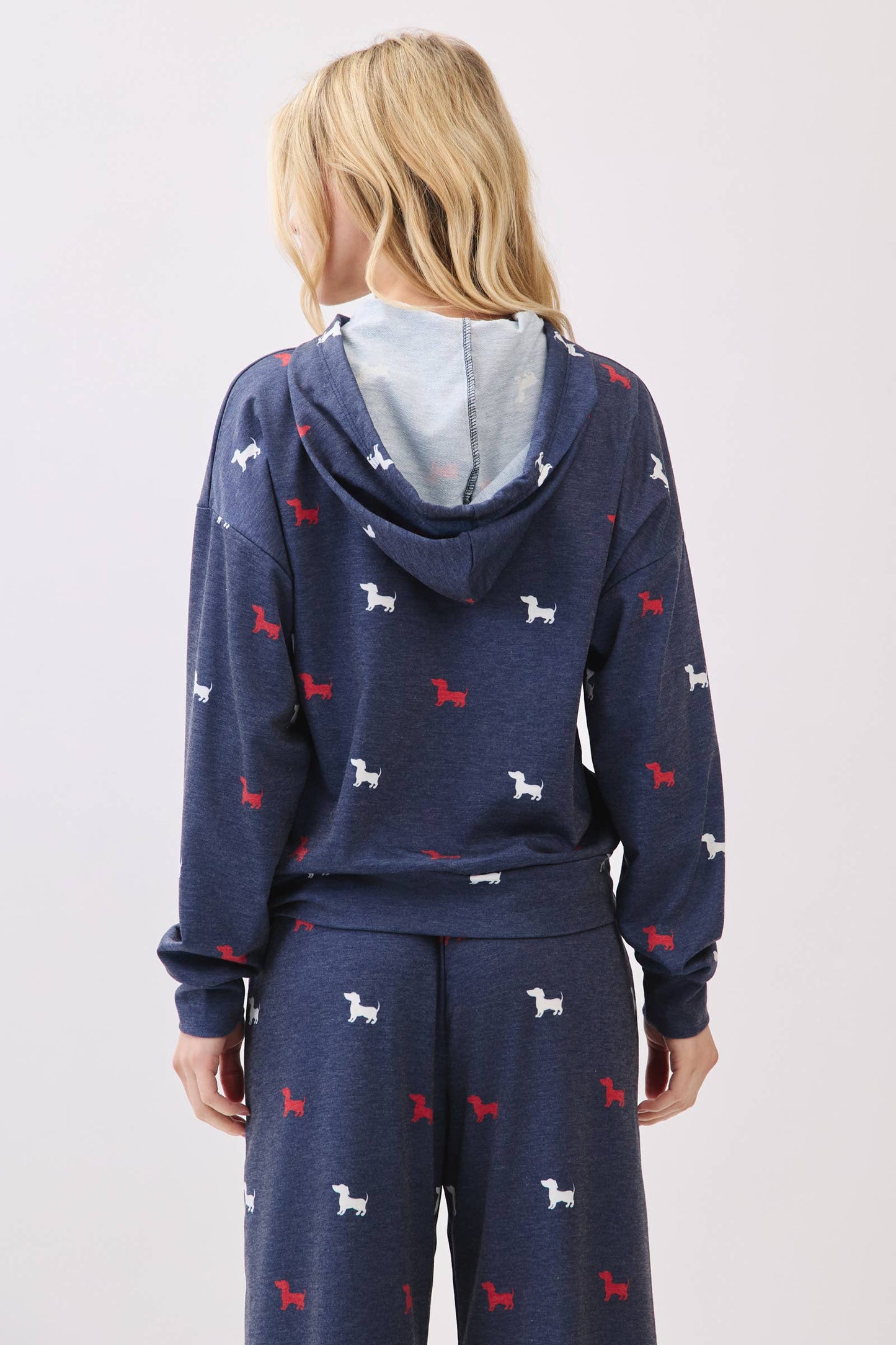 Patriotic Dog Print Hoodie