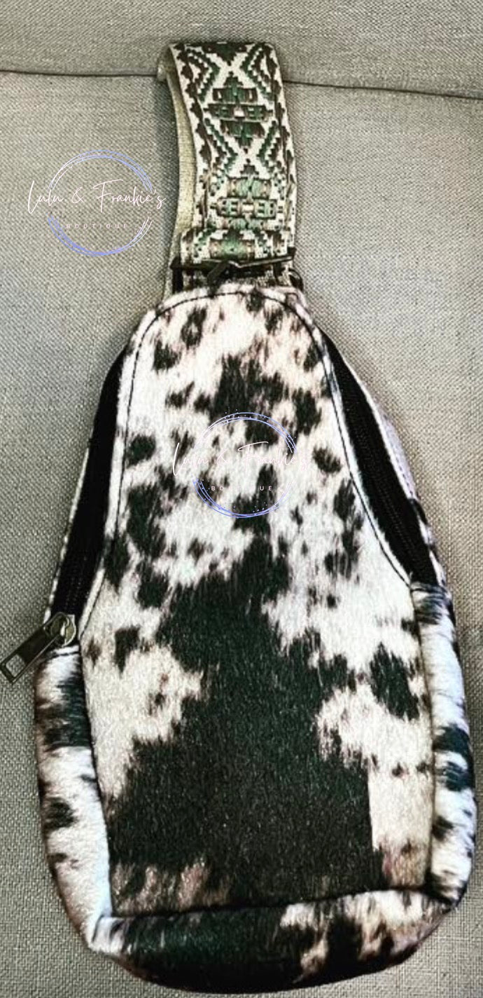 Cow Hide Sling Bag